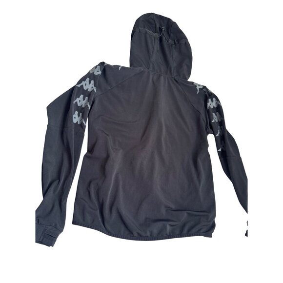 Kappa Women's Medium Black Hooded Zip-Up Jacket - Picture 2 of 10